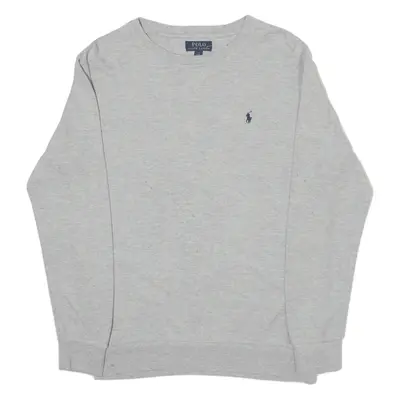 POLO RALPH LAUREN Boys Sweatshirt Grey L