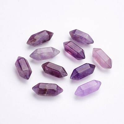 Natural Amethyst Double Terminated Points