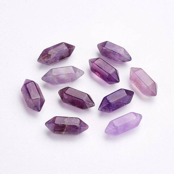 Natural Amethyst Double Terminated Points