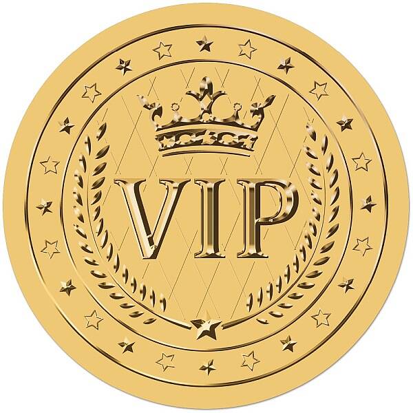 Self Adhesive Gold Foil Embossed Stickers
