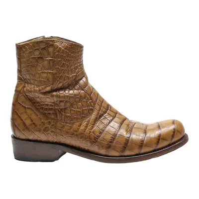 JEAN-BAPTISTE RAUTUREAU Ankle Boots Brown Leather Mens UK 9