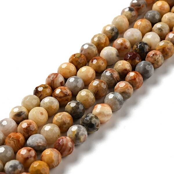 Natural Crazy Lace Agate Beads Strands