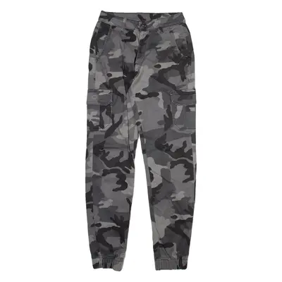 URBAN CLASSICS Camo Cargo Mens Trousers Grey Regular Tapered W26 L30