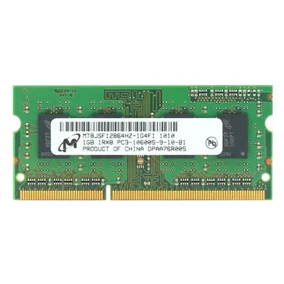 Micron MT8JSF12864HZ-1G4F1 | 1GB DDR3-1333MHz PC3-10600 Non-ECC Unbuffered SODIMM CL9 1Rx8 1.5V 204-Pin Memory Module