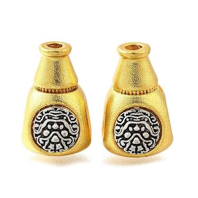 Brass 3 Hole Guru Beads