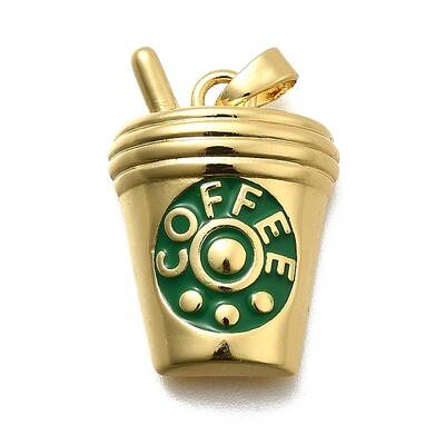 Brass Enamel Pendants