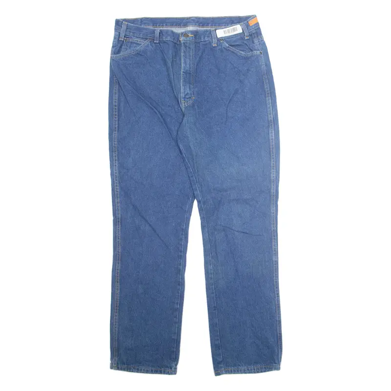 DICKIES Mens Jeans Blue Regular Straight W40 L34