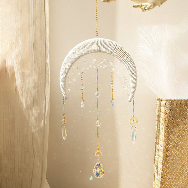 Glass Teardrop Pendant Decoration