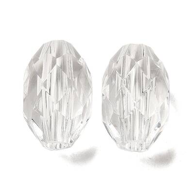 Transparent Acrylic European Beads