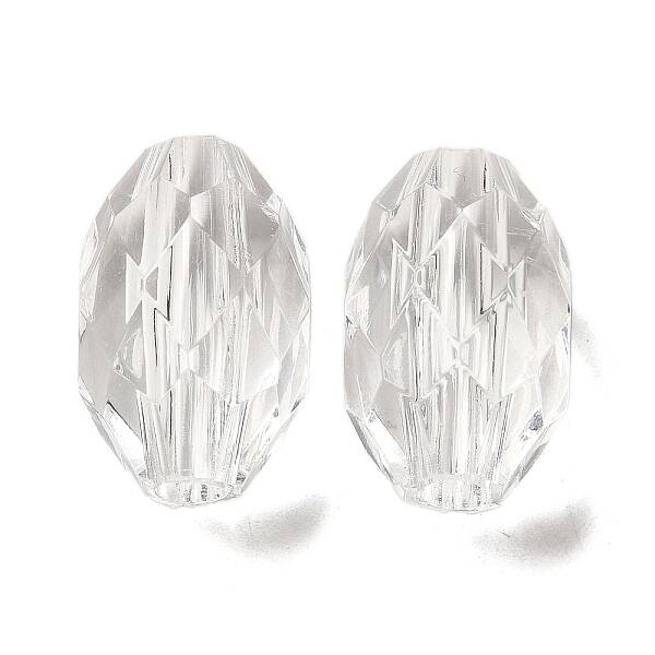 Transparent Acrylic European Beads