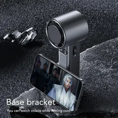 Portable Mini Fan with Digital Display High Speed Adjustable Turbo Pocket Fan 4800mAh Battery Operated for Travel Outdoor Gif...