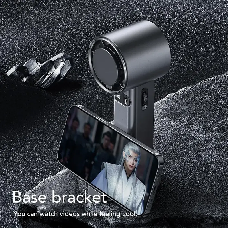 Portable Mini Fan with Digital Display High Speed Adjustable Turbo Pocket Fan 4800mAh Battery Operated for Travel Outdoor Gif...