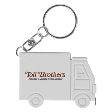 250 Customized Truck Tape Measure - 3 Feet & Keychain