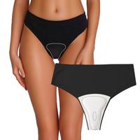 IntiBrefs - Camel Toe Concealer Thongs, Anti-Embarrassment Seamless Underwear, No-Show Panty, Invisible Under Leggings & Yoga...