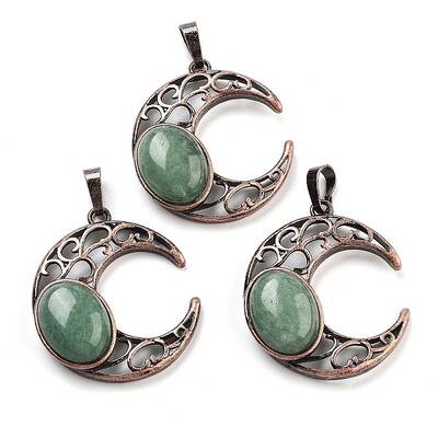 Natural Green Aventurine Pendants