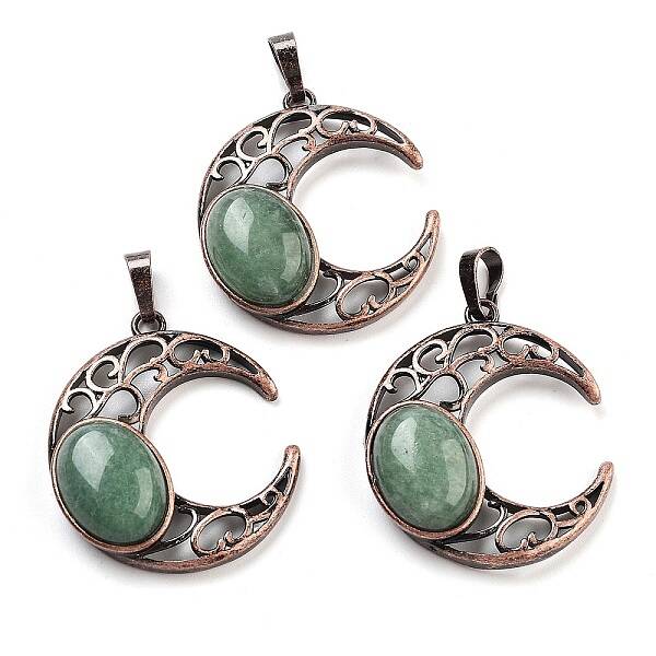 Natural Green Aventurine Pendants