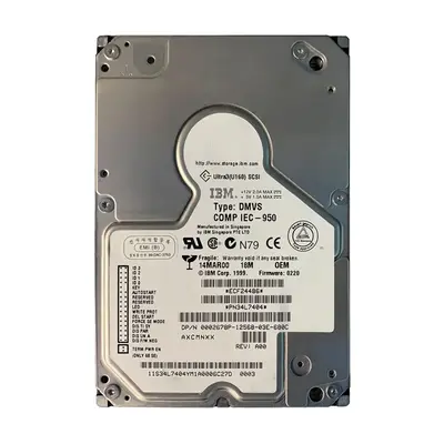 02678P Dell 18.2GB Ultra-160 SCSI 7200 3.5-inch 2MB Hard Drive