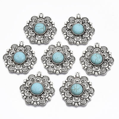 Tibetan Style Alloy Pendants