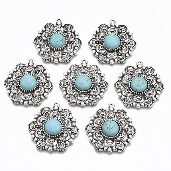 Tibetan Style Alloy Pendants