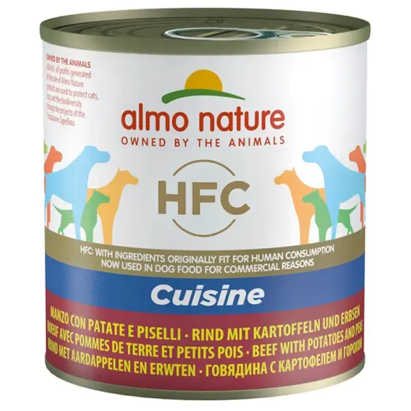 Almo nature HFC Natural Beef with Potatoes and Peas - 280GR