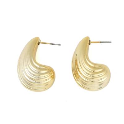 Teardrop CCB Plastic Stud Earrings for Women