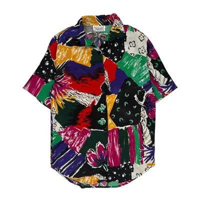 Tolerance Hawaiian Shirt - Small Multicoloured Viscose