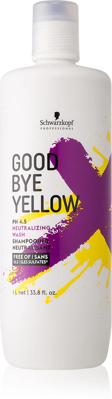 Schwarzkopf Professional Goodbye anti-yellow shampoo for dyed and highlighted hair 1000 ml