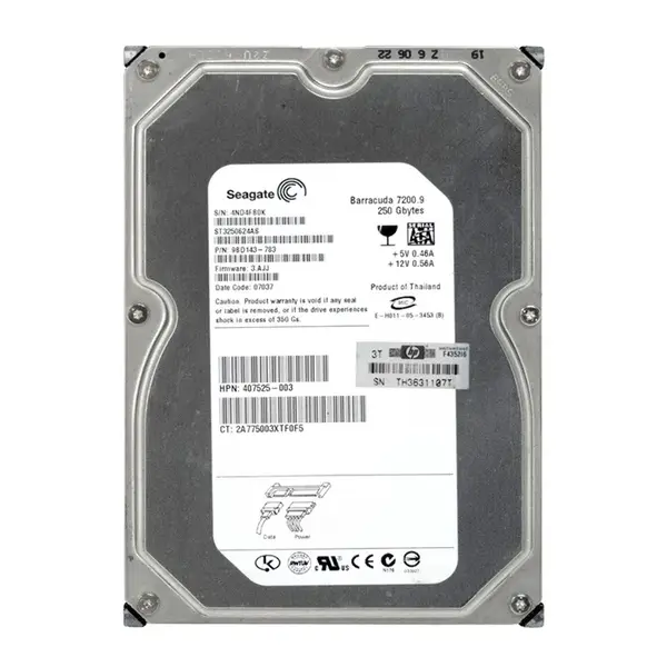 9BD143-783 Seagate BarraCuda 7200.9 Series 250GB 7200RPM SATA 3Gb/s 16MB Cache (CE) 3.5-Inch Hard Drive