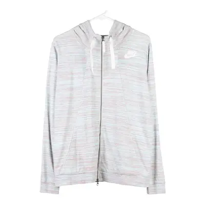 Nike Hoodie - Large Grey Cotton