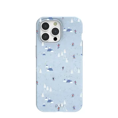 Powder Blue Ski Pass iPhone 15 Pro Max Case