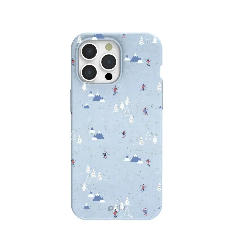 Powder Blue Ski Pass iPhone 15 Pro Max Case