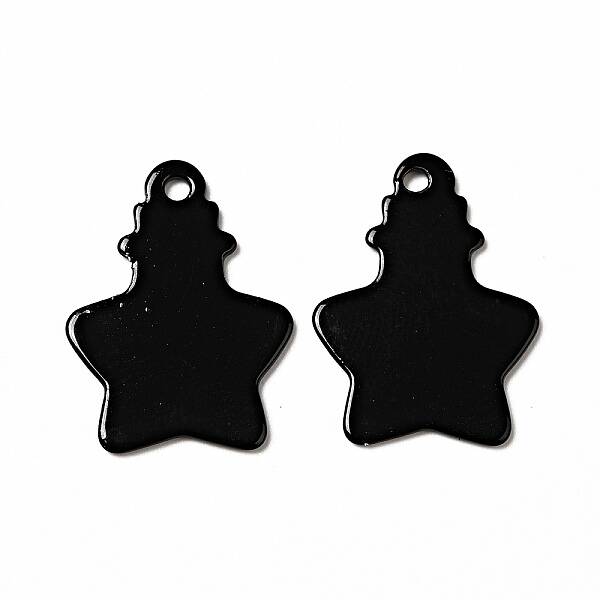 Spray Painted 201 Stainless Steel Pendants
