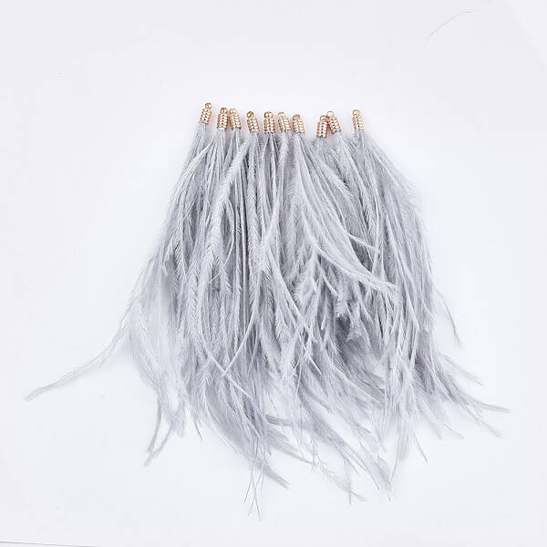 Ostrich Feather Tassel Big Pendant Decorations