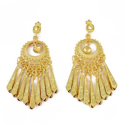 Bohemia Zinc Alloy Clip-on Earrings