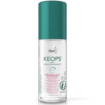 Roc Keops - Sensitive Deodorant - Aloe Vera - Sensitive Skin - Roll-on 30 ml