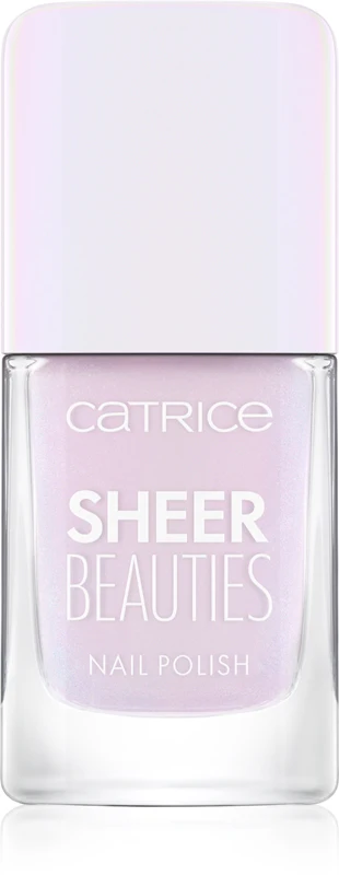Catrice Sheer Beauties Nail Polish Color 100 Lavender Whispers 10.5ml