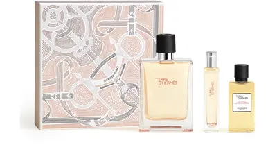 Hermès Terre d'Hermes Gift Set EDT 100ml, Miniature EDT 15ml and Shower Gel 40ml