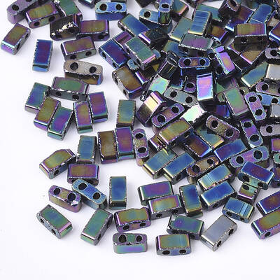 Electroplate Opaque Glass Seed Beads