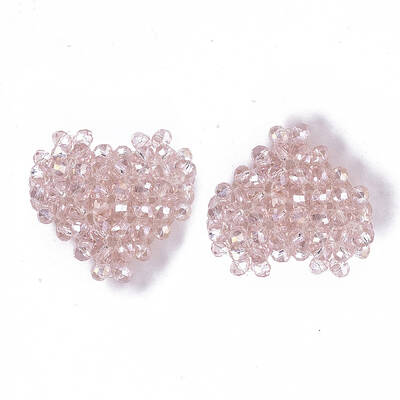 Plating Acrylic Woven Beads