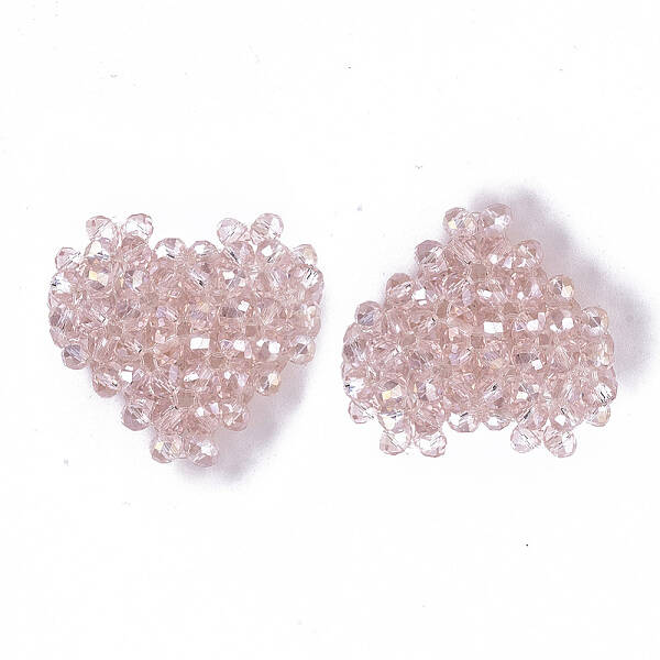 Plating Acrylic Woven Beads