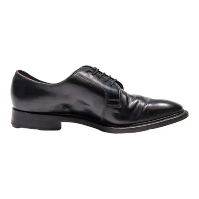 JONES Oxford Shoes Black Leather Mens UK 9.5
