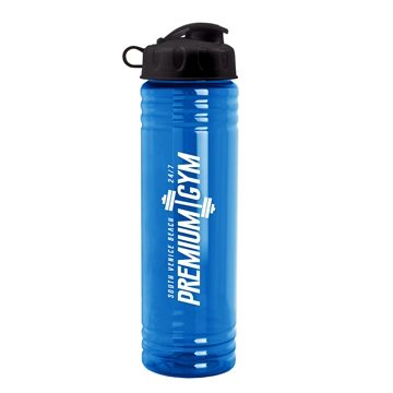 200 Custom 24 oz Slim Fit Water Bottle With Flip Lid - BPA-Free & ...