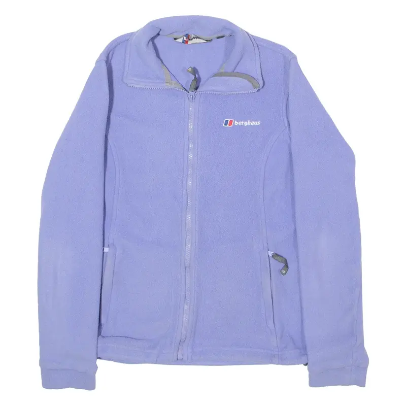 BERGHAUS Womens Fleece Jacket Purple 90s UK 10