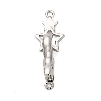 Brass Interlocking Clasps