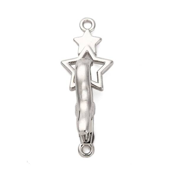 Brass Interlocking Clasps