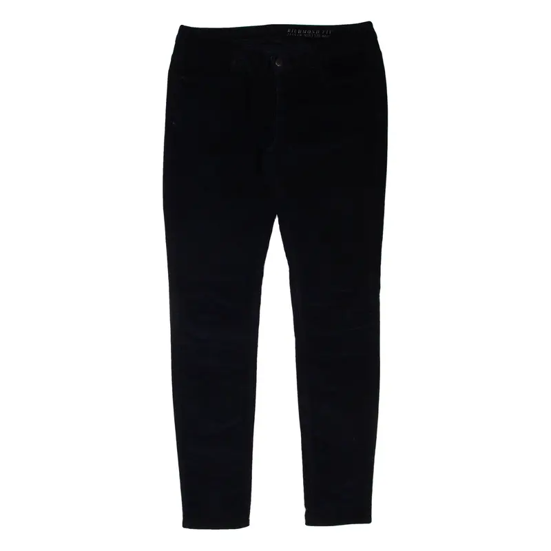 JIGSAW Richmond Fit Womens Corduroy Trousers Blue Regular Skinny W28 L32