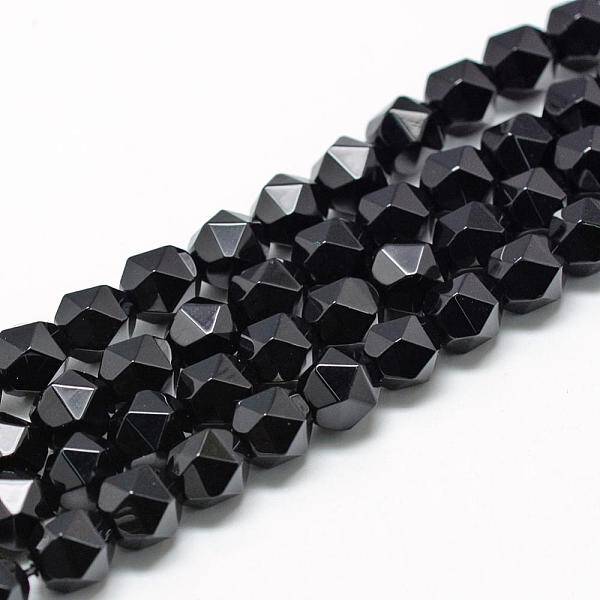 Natural Black Onyx Beads Strands