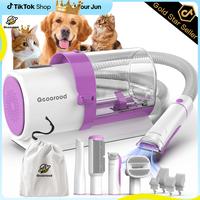 【Find Your Jun】Dog Grooming Vacuum Kit, Pet Grooming Vacuum with Clipper Nail Grinder, 2.5L Dust Cup Dog deshedding Vacuu...