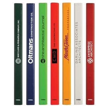 500 Custom Jo-Bee Alternative Carpenter Pencil - Wooden