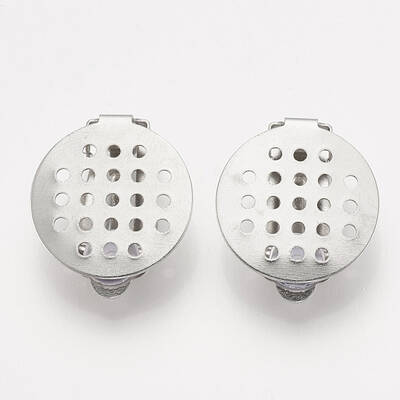 304 Stainless Steel Clip-on Earring Findings